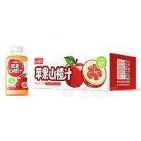 益和源苹果山楂汁复合果汁饮料350mlx30瓶