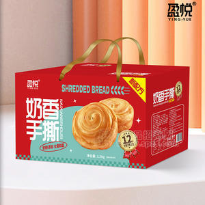 好卫来张经理盈悦奶香手撕面包休闲食品1.5kg