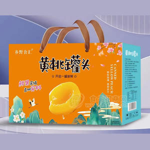 乡野食汇黄桃罐头休闲食品