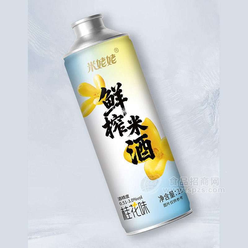 ·米姥姥鲜榨米酒桂花味1L 