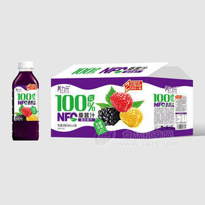 养力元100%NFC桑葚汁果汁饮料500mlx15瓶
