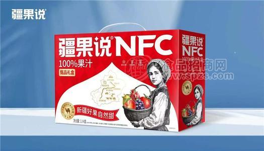 疆果说NFC100%果汁礼盒1LX4盒