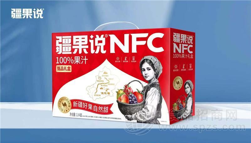 疆果说NFC100%果汁礼盒1LX4盒