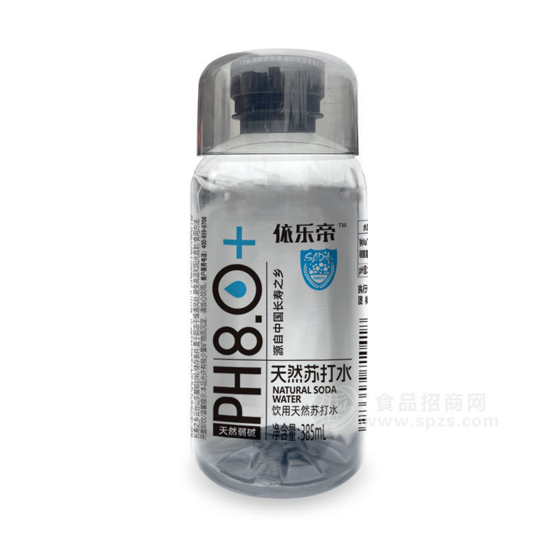 依乐帝天然苏打水385ml