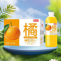 妙畅无菌灌装NFC砂糖橘复合果汁饮料1.25Lx6瓶