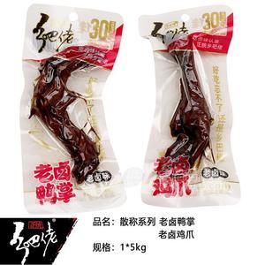 乡吧佬老卤味散称鸡爪鸭掌休闲食品