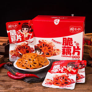 婉小小香辣味脆藕片休闲食品26gx20包
