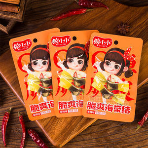 婉小小香辣味脆爽海带结休闲食品26g