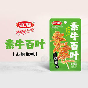 冠口福山胡椒味素牛百叶魔芋制品休闲食品18g
