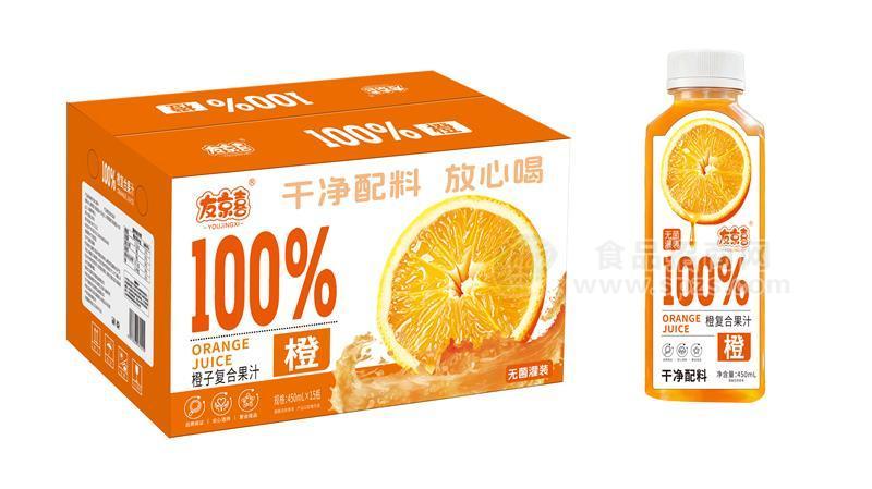 450ml橙汁复合果汁