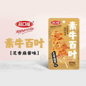 冠口福芝香麻酱味素牛百叶魔芋制品休闲食品18g