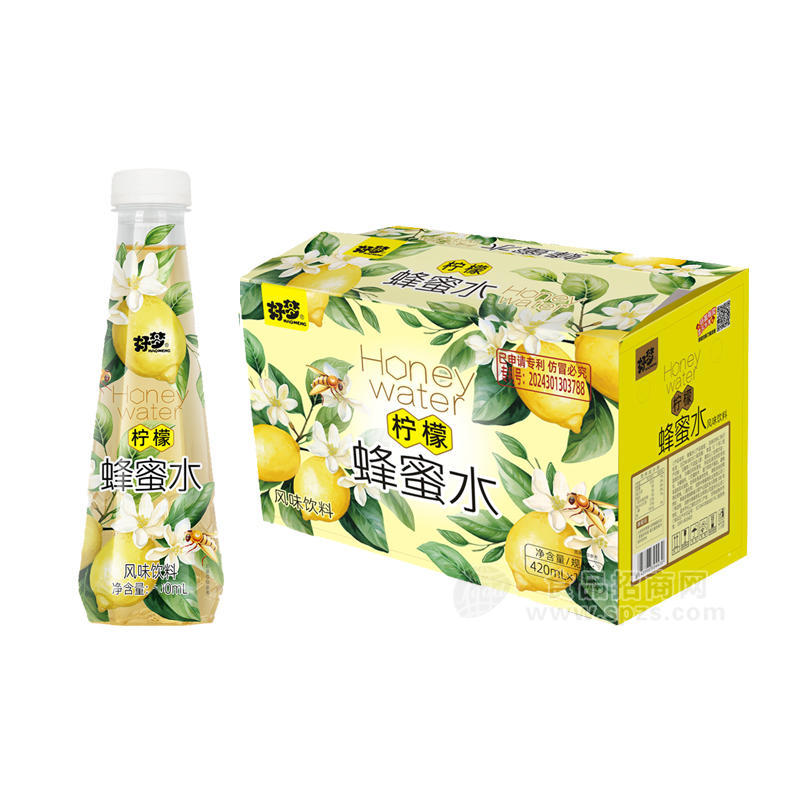 好梦柠檬蜂蜜水风味饮料420mlx15瓶