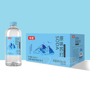 味傲原味苏打水饮品600mlx20瓶