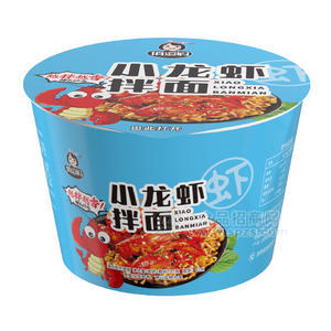 俏逗妈小龙虾拌面方便面方便食品101g