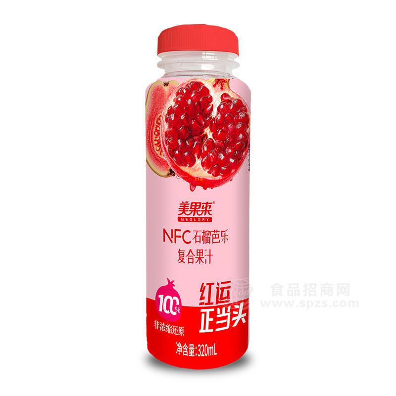 美果来NFC石榴芭乐复合果汁饮料320ml