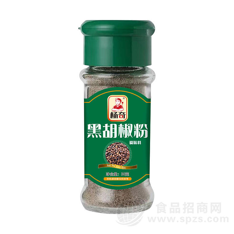 杨奇塑料瓶黑胡椒粉调味料30g