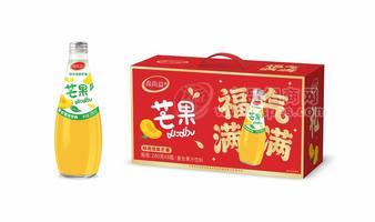 真尚益芒果复合果汁饮料280gx8瓶礼盒