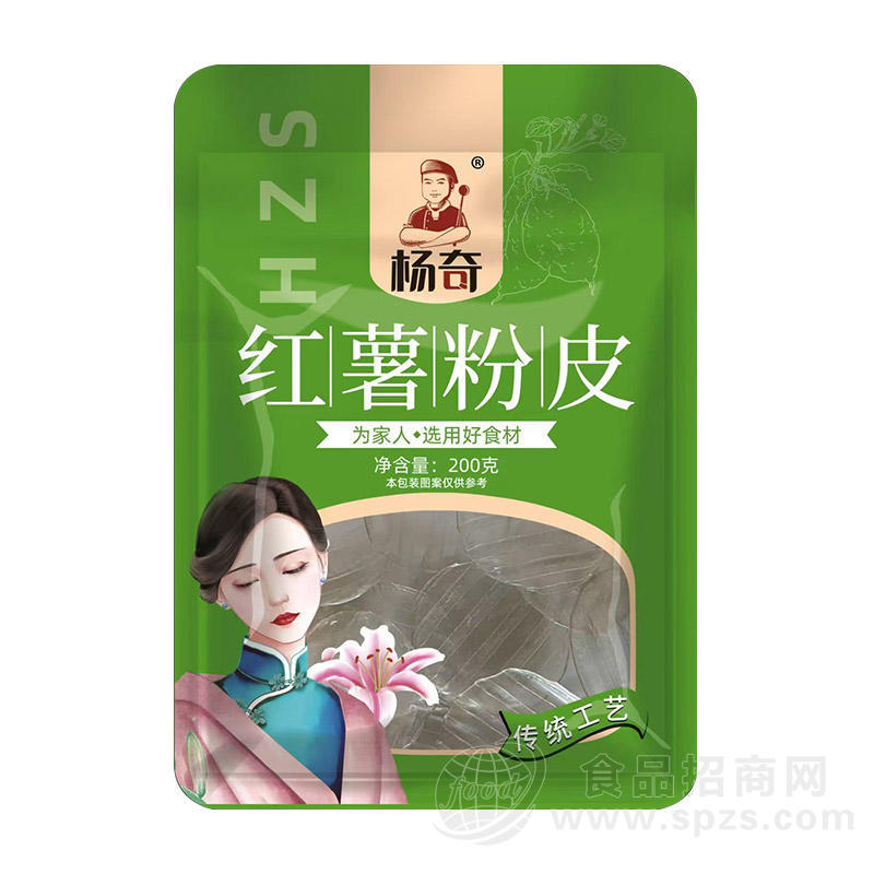 杨奇红薯粉皮干鲜食品200g