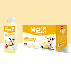 味傲香蕉味乳酸菌饮品乳饮料450mlx15瓶