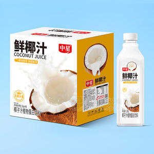 中星鲜椰汁植物蛋白饮料1.25kgx6瓶