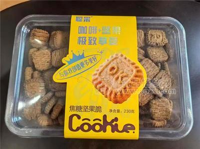 焦糖坚果脆定量饼干230g