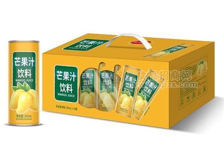 真尚益芒果汁果汁饮料245mlx12罐