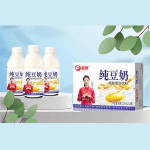 益城纯豆奶植物蛋白饮料330mlx24瓶