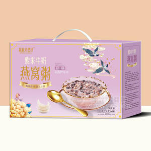 親親果燃好紫米燕窝粥方便粥方便食品252gx6碗