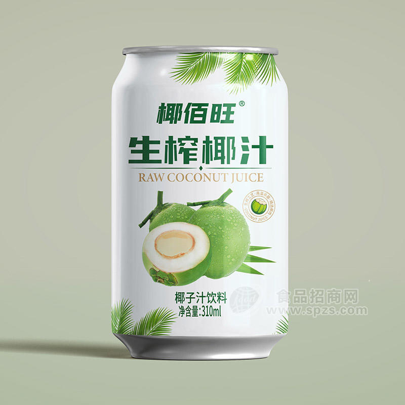 椰佰旺生榨椰子汁饮料植物蛋白饮料310ml