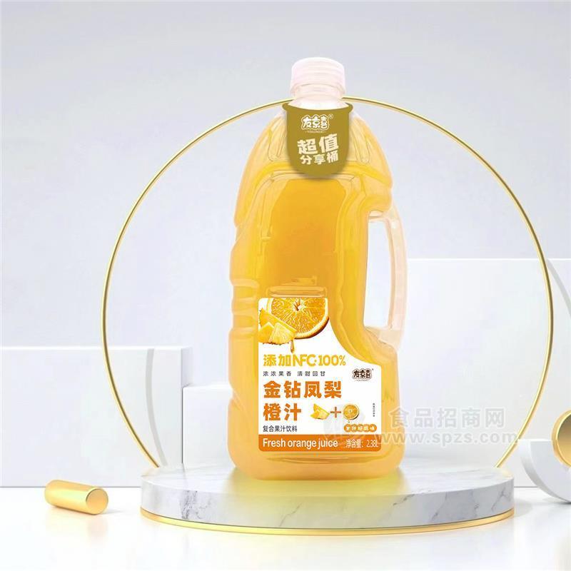 2.38升金钻凤梨橙汁