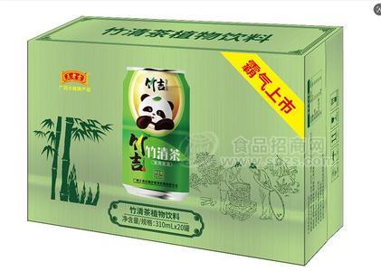 王老吉竹吉竹清茶植物饮料310ml20罐