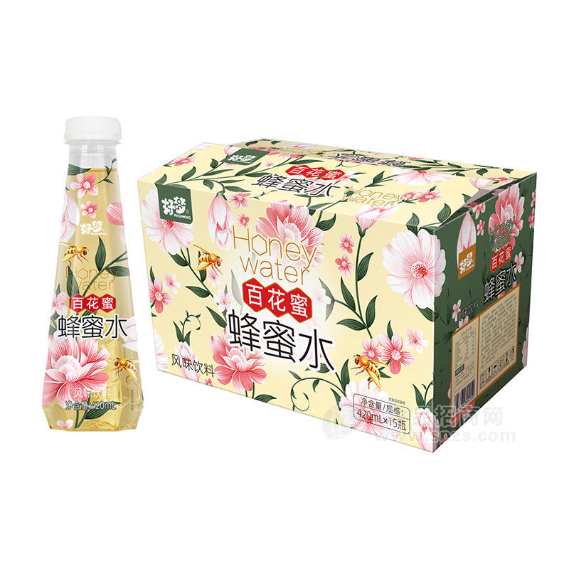 好梦百花蜜蜂蜜水风味饮料420mlx15瓶
