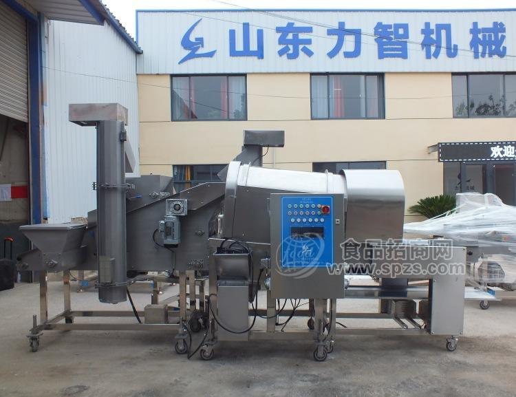 ?滚筒上粉机生产厂家  山东滚筒上粉机厂家