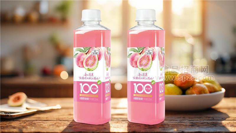 水蜜桃芭乐复合果汁百分百果汁520ml