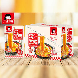 小閑嘴爽滑雞汁寬粉追劇食品休閑小零食38g×20包