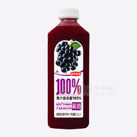 優(yōu)全出品NFC100%葡萄復合果汁飲料1L