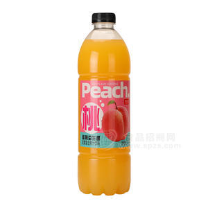 豫浪鑫蜜桃益生菌发酵复合果汁饮料1.5L