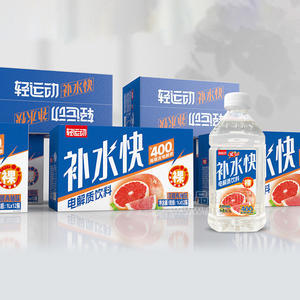 轻运动补水快淡雅西柚味电解质饮料1LX12瓶