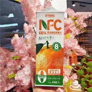 果零搭檔NFC橙混合汁100%非濃縮還原果汁1L餐飲裝