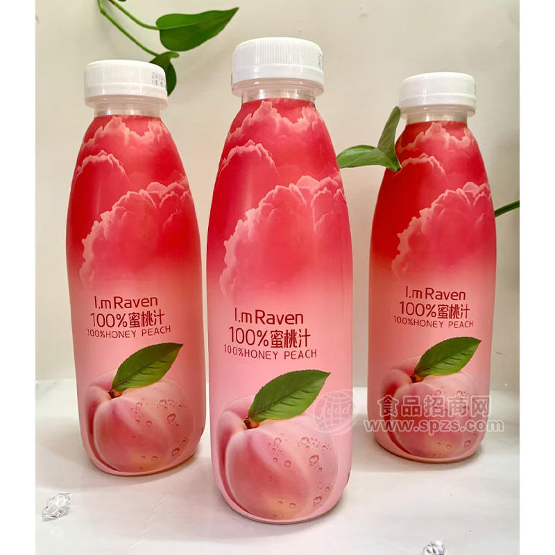 100%蜜桃汁果汁飲料450ml