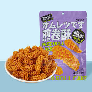 澳米伽脆爽煎卷酥膨化食品零食袋裝招商138g