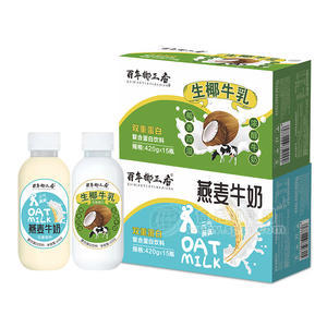 百年椰正香生椰牛乳燕麥牛奶復合蛋白飲料420gx15瓶