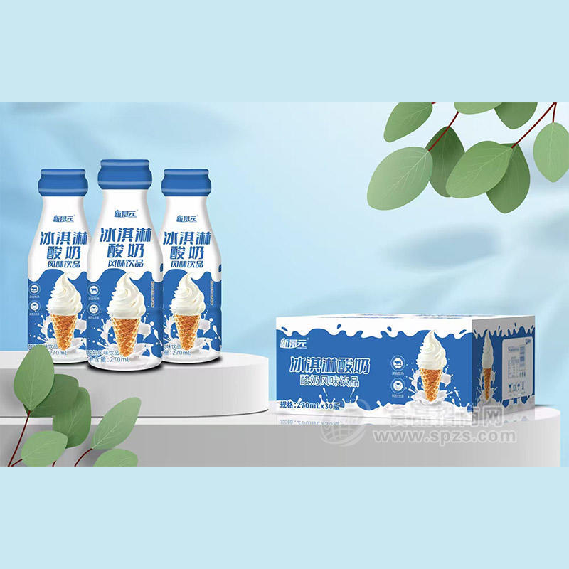 新景元冰淇淋酸奶风味饮品270mlx30瓶