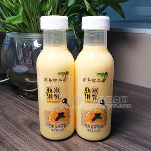 百年椰正香西米果乳芒果乳味飲品乳飲料380g