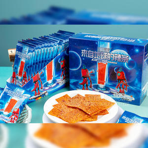 辣可曦曦来自地球的辣条休闲食品麻辣味辣片调味面制品480g