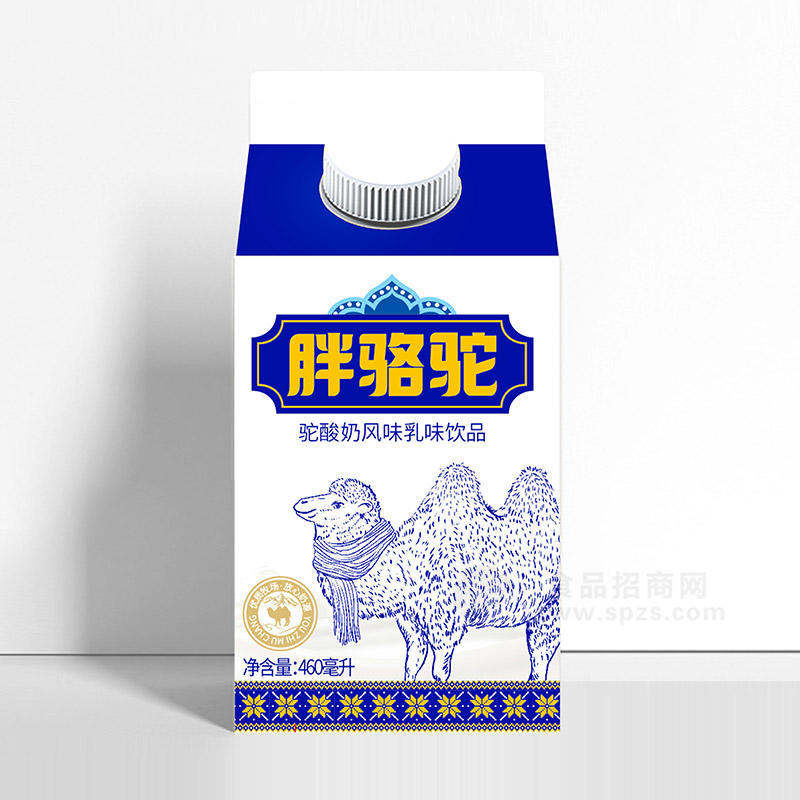 胖駱駝駝酸奶風(fēng)味乳味飲品乳飲料460ml