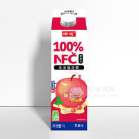 增健100%NFC蘋(píng)果汁果汁飲料1L招商