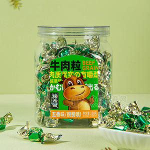 澳米伽五香味牛肉粒肉类零食桶装招商180g