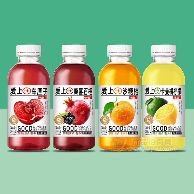 味傲好滋味好品質(zhì)益生元復(fù)合果汁飲料招商500ml