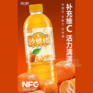 眾口妙NFC沙糖桔復(fù)合果汁飲料1L